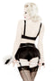 Black Silk Satin Tap Pants